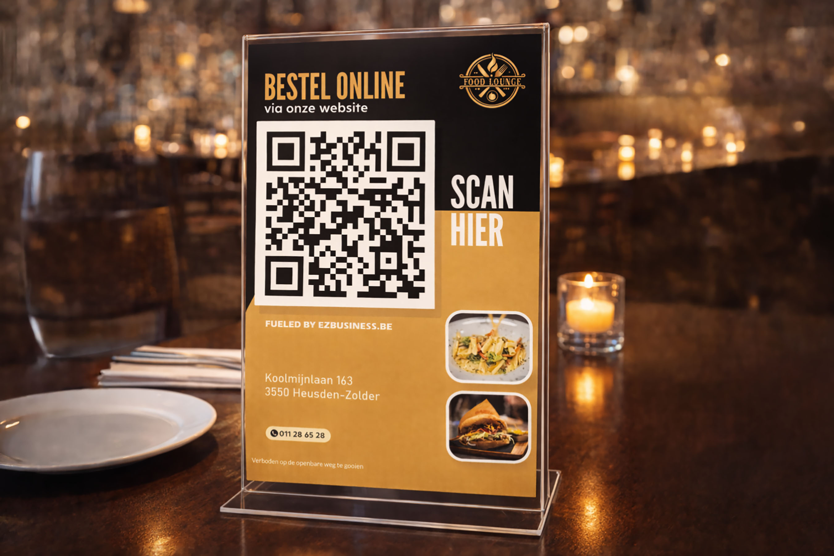 Bestel Online flyer